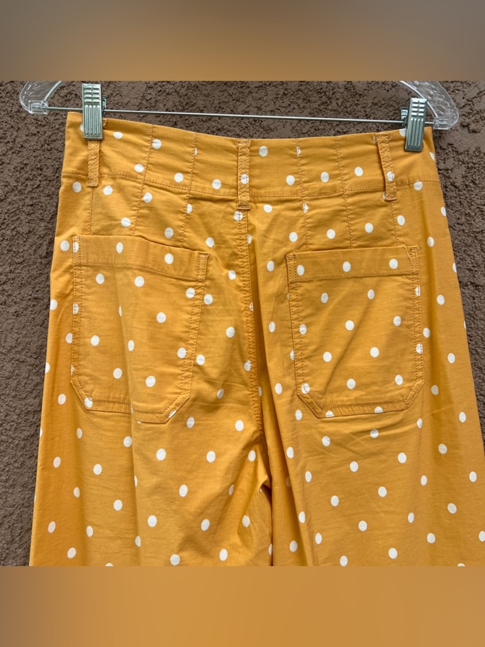Anthropologie Maeve Wide Leg Collette Polka Dot Pants Size 26 - Picture 9 of 15